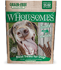 Wholesomes Tanks Beef Jerky Dog Treats