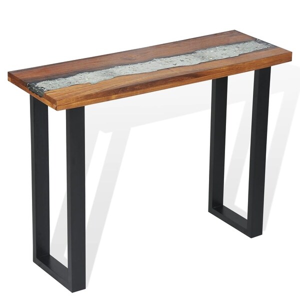 vidaXL Console Table Teak 39.4