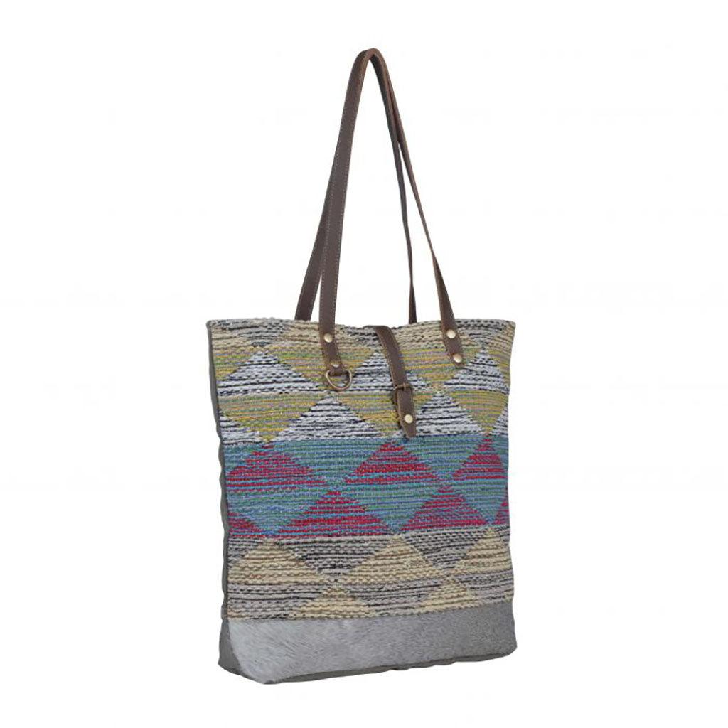 Myra Bag  Multicolored Waves Tote Bag