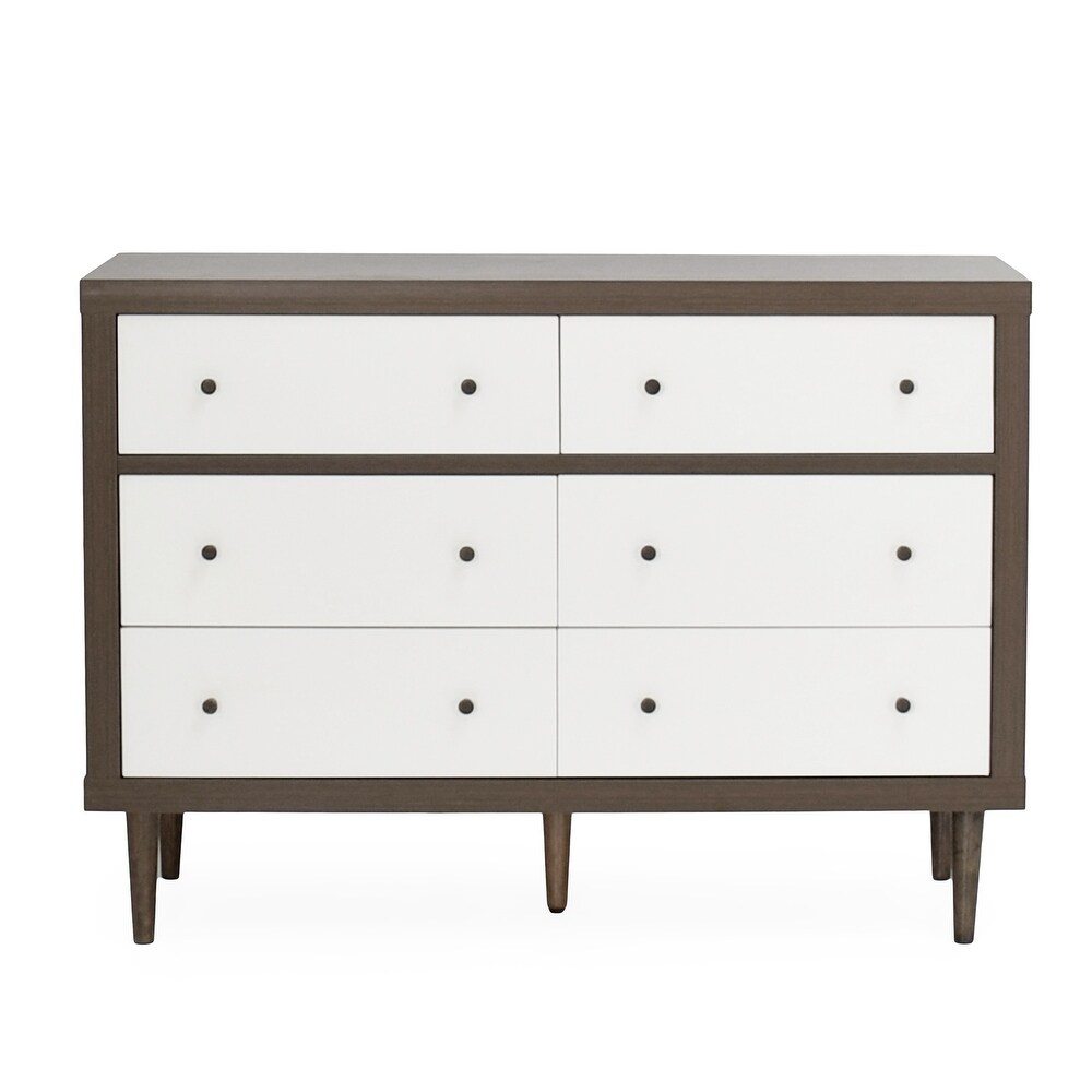 Nystrom 2 Piece Double Dresser and 4 Drawer Dresser Bedroom Set by Christopher Knight Home