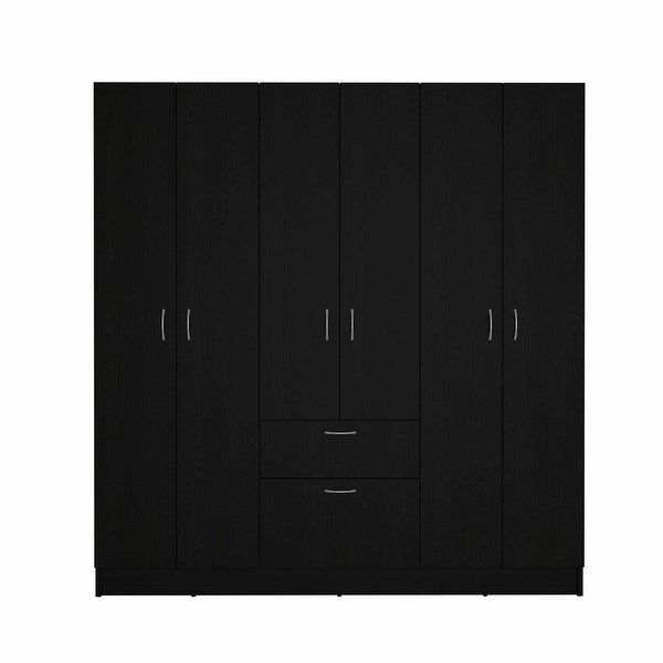 FM FURNITURE Guajira 6-Door Wall Armoire - - 33834916