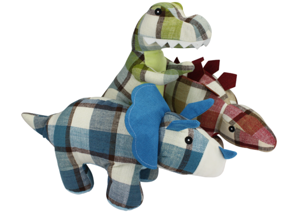 multipet 15 Jumbo Plaidosaurus Dog Toy