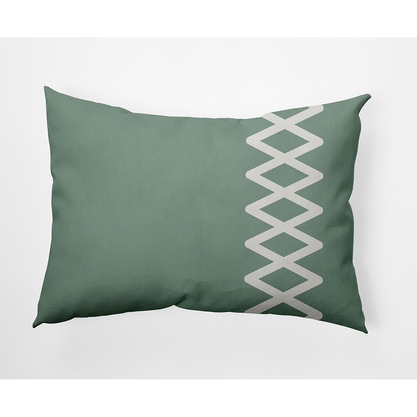 Zipper Stripe Nautical Indoor/Outdoor Throw Pillow