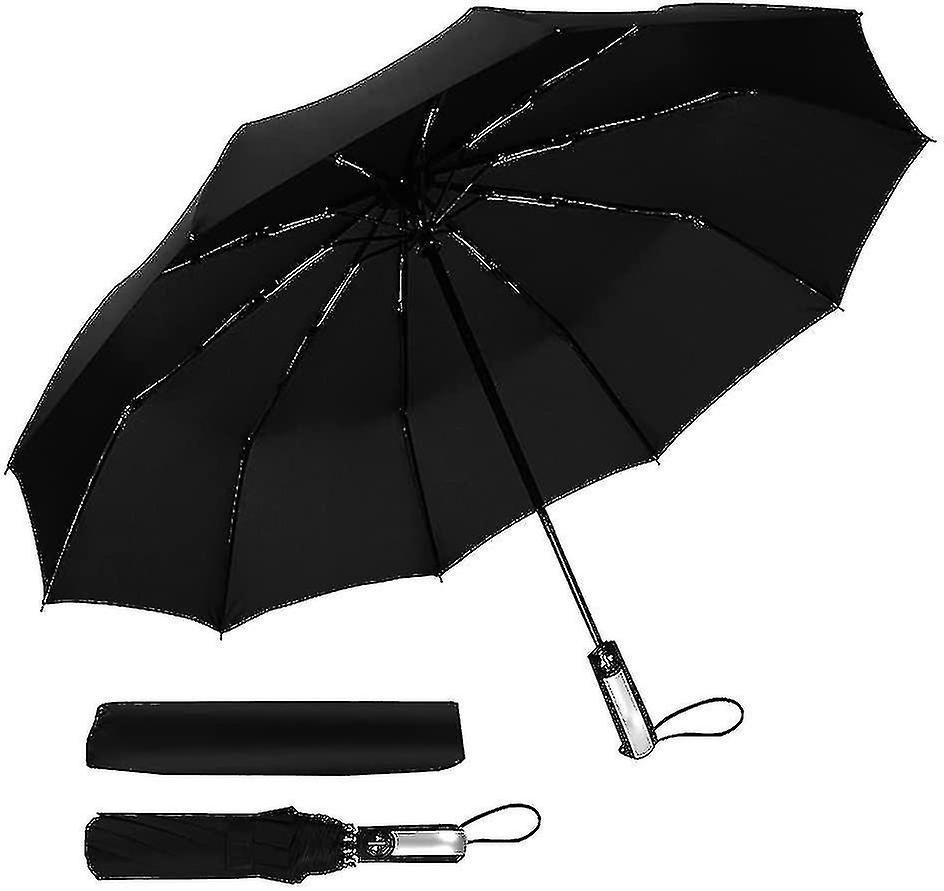 Windproof 10-bone Folding Umbrella That Automatically Opens And Closes Uv-proof