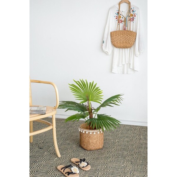 AandB Home Fan Palm Tree in Pot