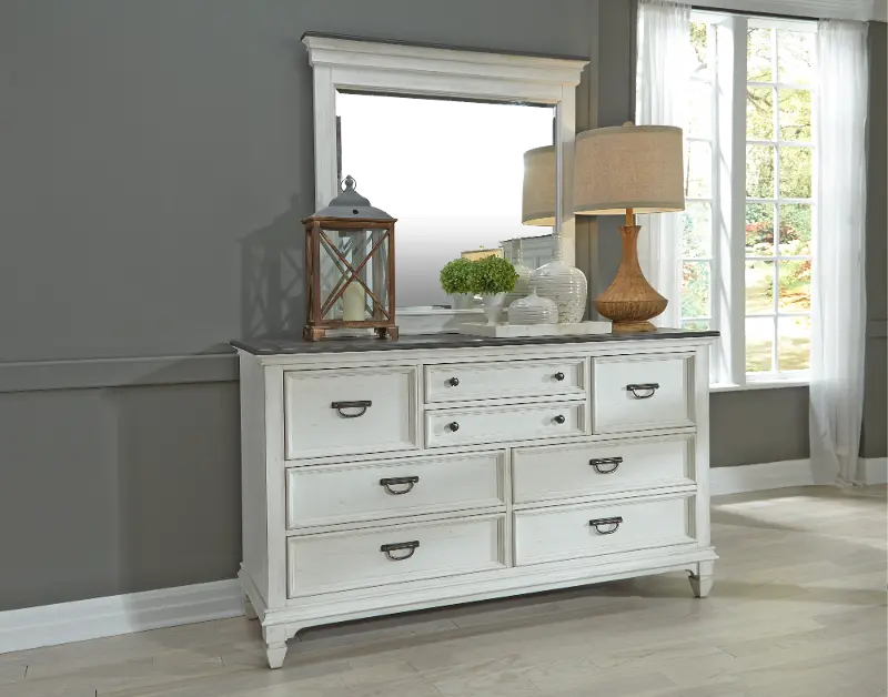 Allyson Park White Dresser