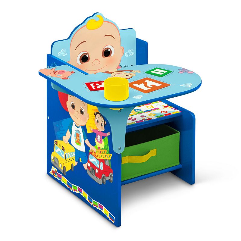 Delta Children CoCoMelon Desk with Storage Bin