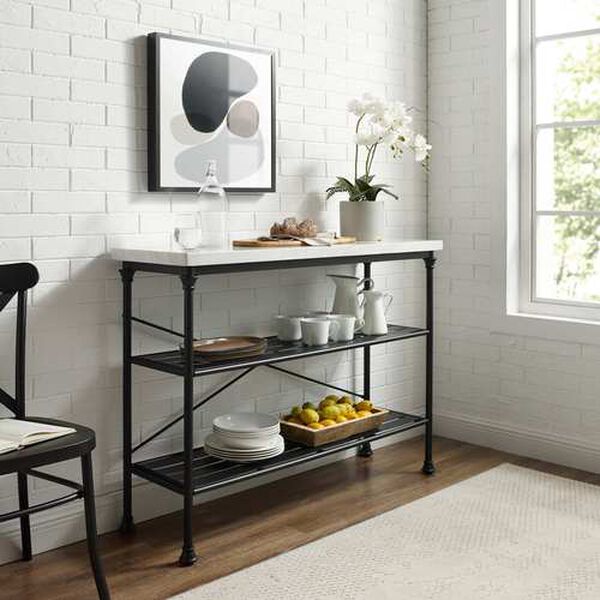 Madeleine Matte Black Console