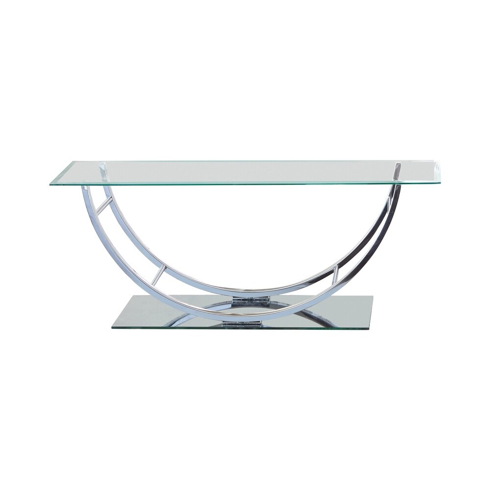 Coaster Furniture Danville Chrome U shaped Coffee Table