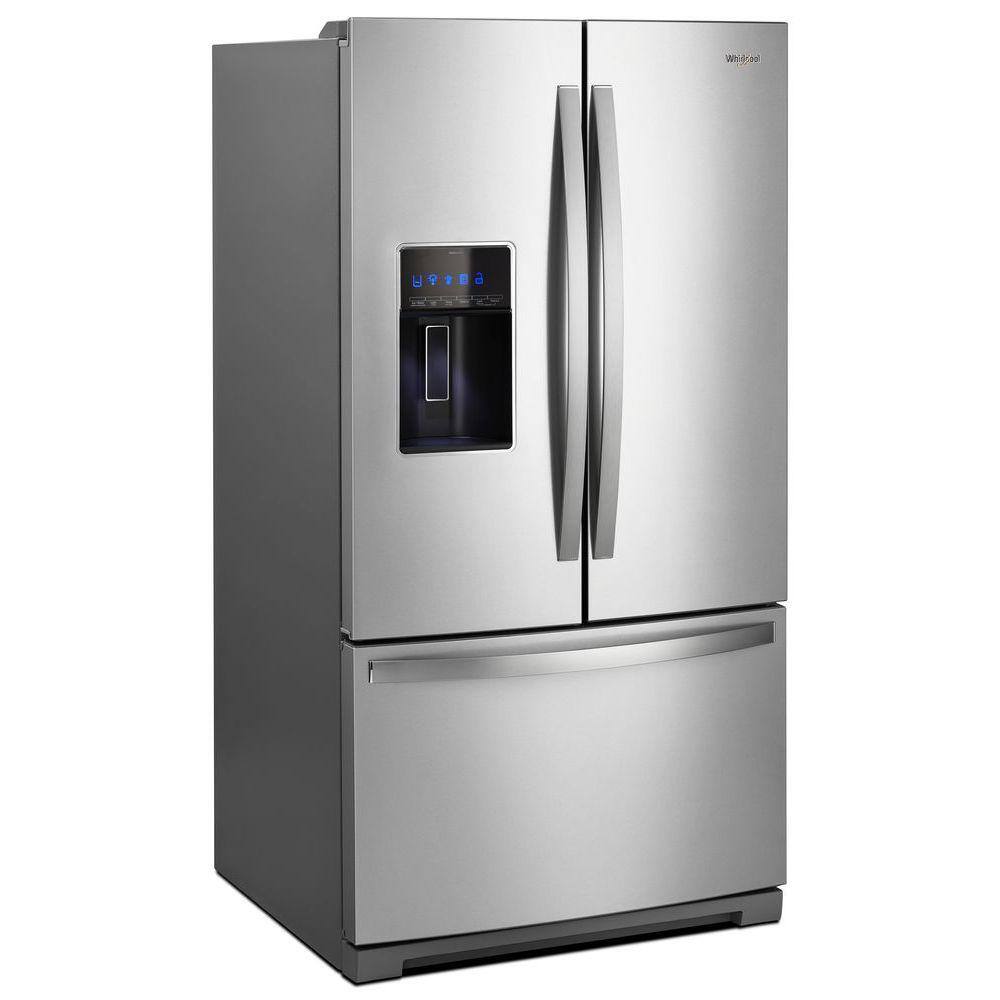 Whirlpool 26.8 cu. ft. French Door Refrigerator in Fingerprint Resistant Stainless Steel WRF757SDHZ