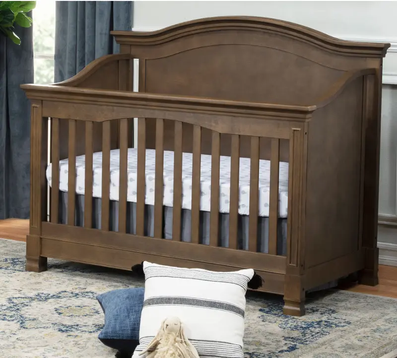 Louis Brown 4-in-1 Convertible Crib