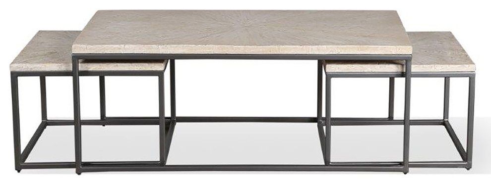 Parker House Crossings Monaco Rectangular Nesting Cocktail Table   Contemporary   Coffee Tables   by Parker House  Houzz