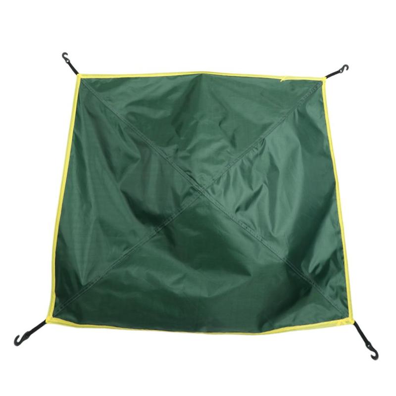 2xOutdoor Camping Rainfly Tent Tarp Tent Protection Accessory Green