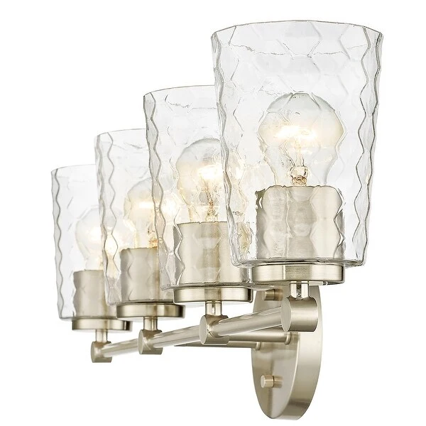 Millennium Lighting Ashli 2 Light Vanity Light with Clear Honeycomb Glass Shades