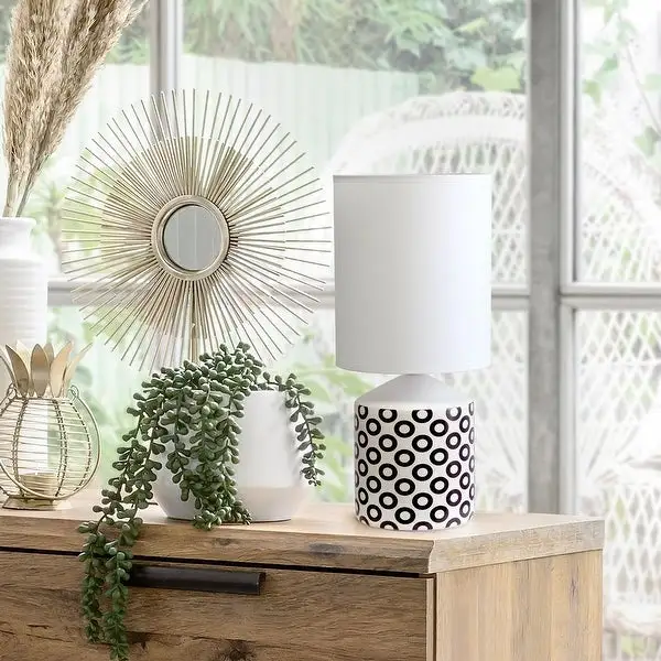 Simple Designs Fresh Prints Table Lamp