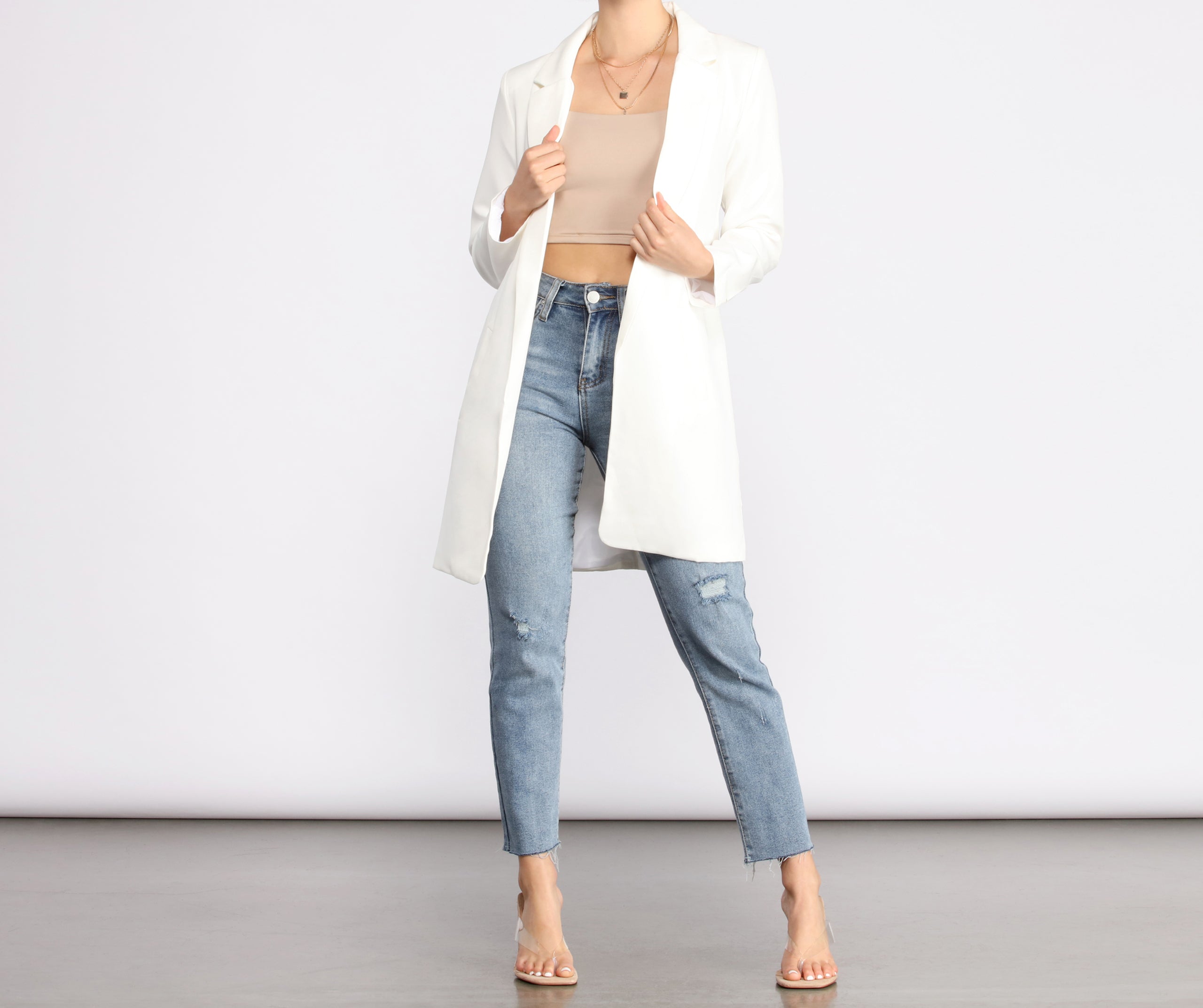 Pulling Power Moves Oversized Blazer