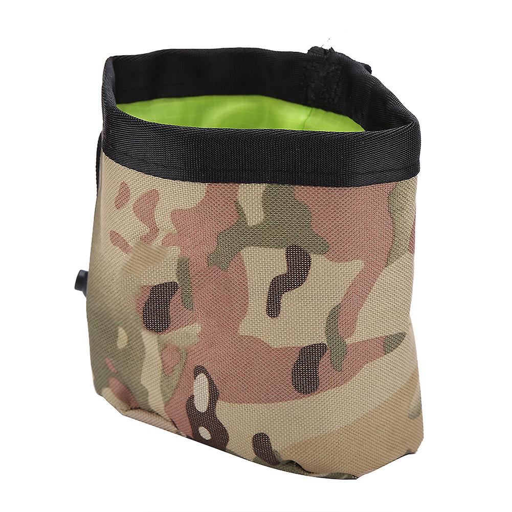 Canvas Multifunctional Portable Pet Snack Storage Bag For Pet Dog Outdoors(green)