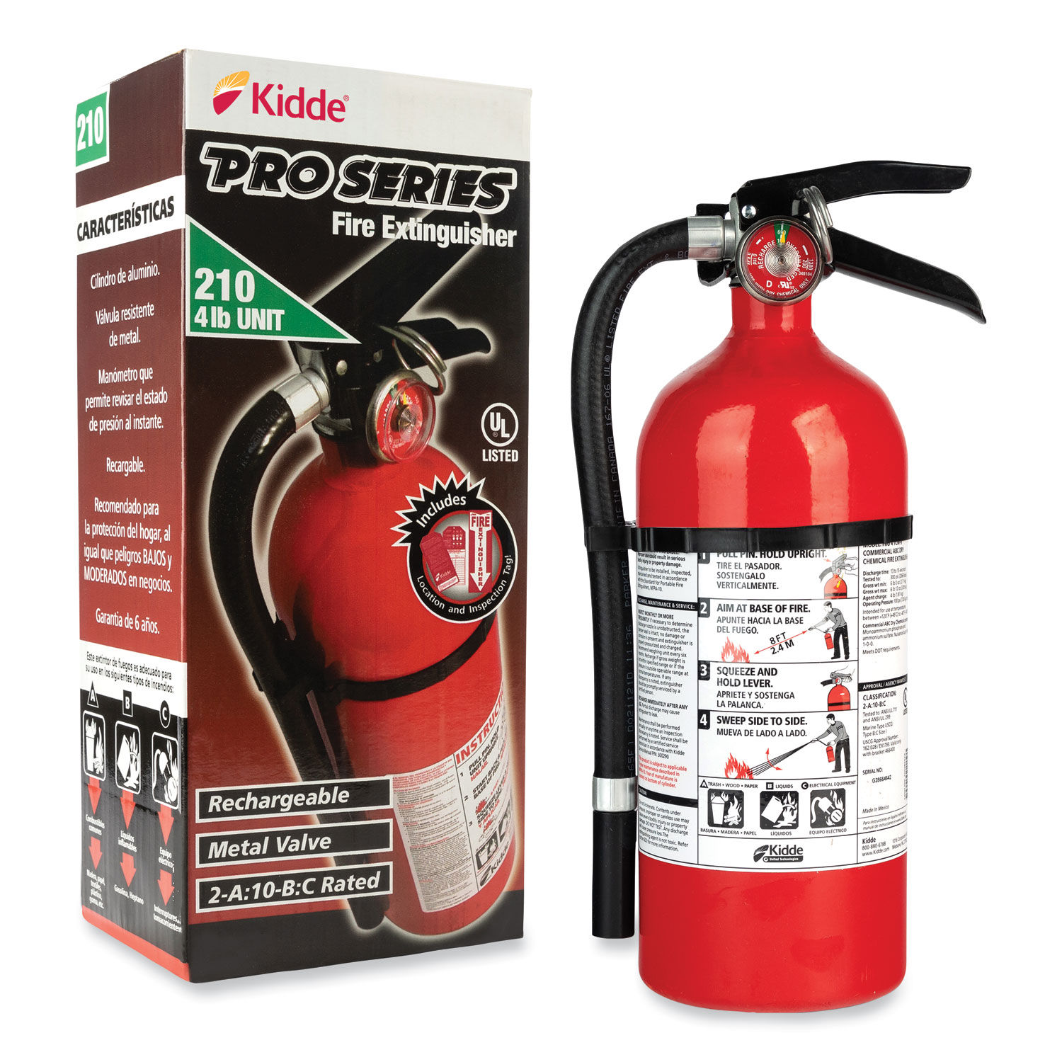 Pro 210 Fire Extinguisher by Kidde KID21005779