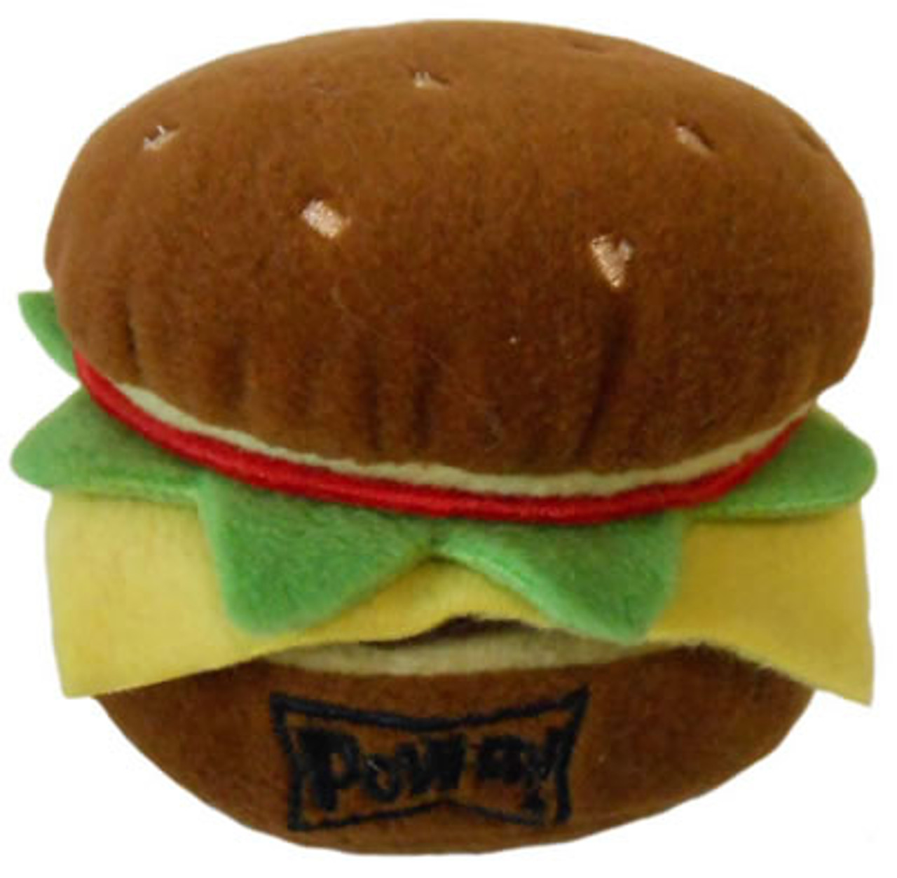 Lulubelles Power Plush Dog Toy Small Hamburger