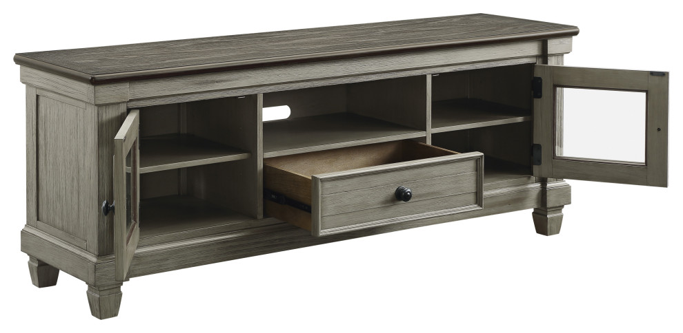 Lark Media Collection   Farmhouse   Entertainment Centers And Tv Stands   by Lexicon Home  Houzz