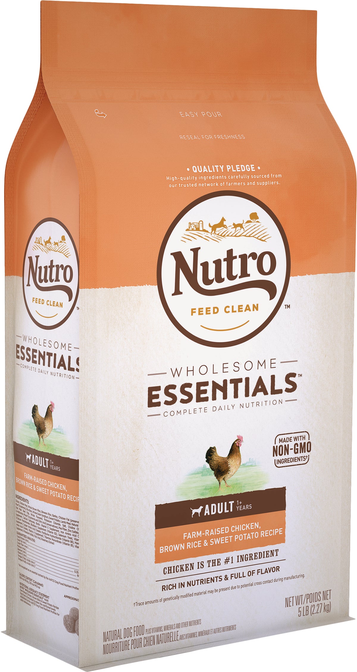 Nutro Wholesome Essentials Adult Dry Dog Food 5 Lb.