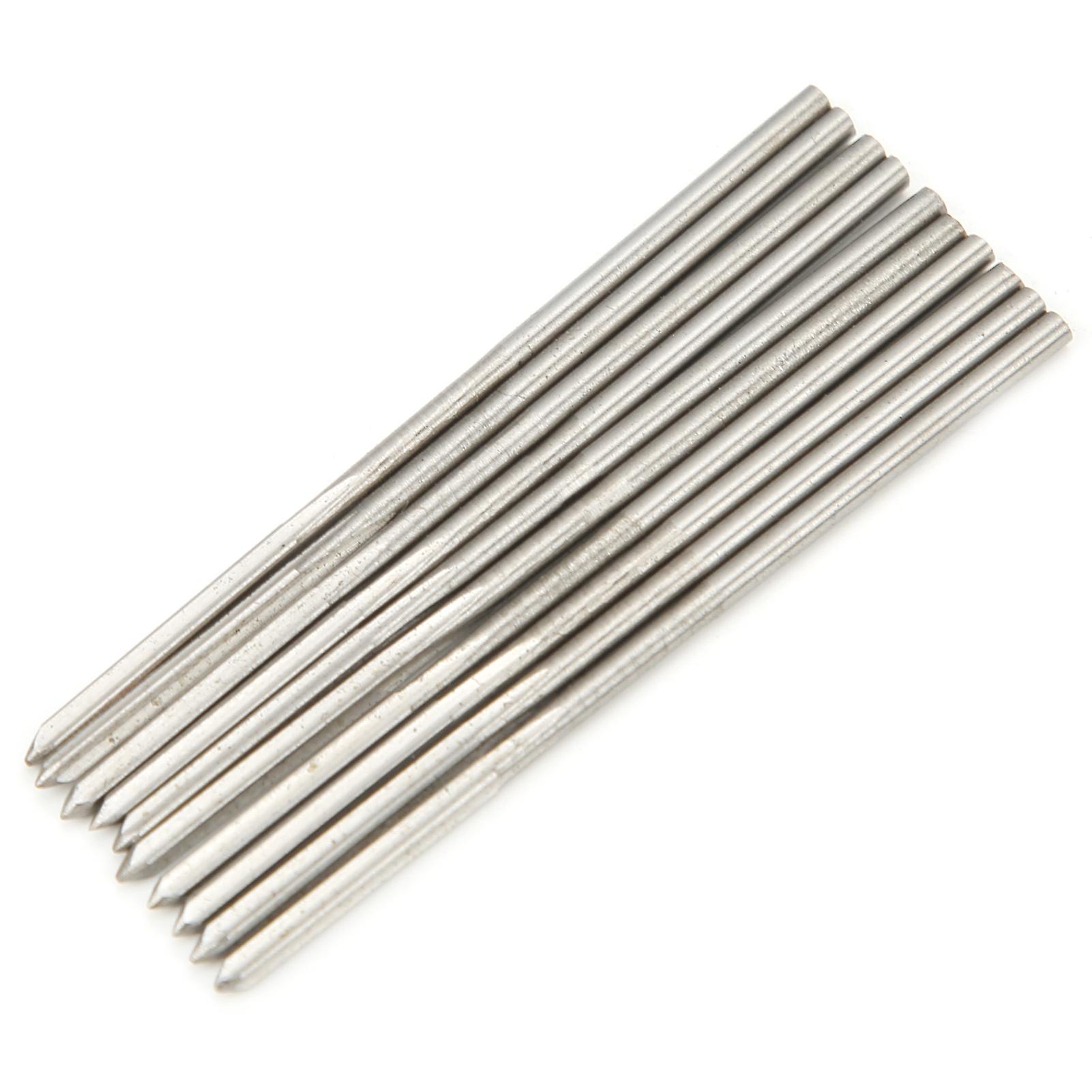 10pcs 1.7mm Fully Ground High Speed Steel Reamer Cutting Tool For Straight Shank Machines