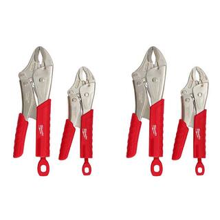 MW Torque Lock Curved Jaw Locking Pliers Set (4-Piece) 48-22-3402-48-22-3402