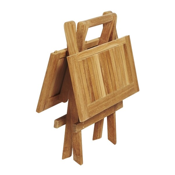 Teak Folding Side Table