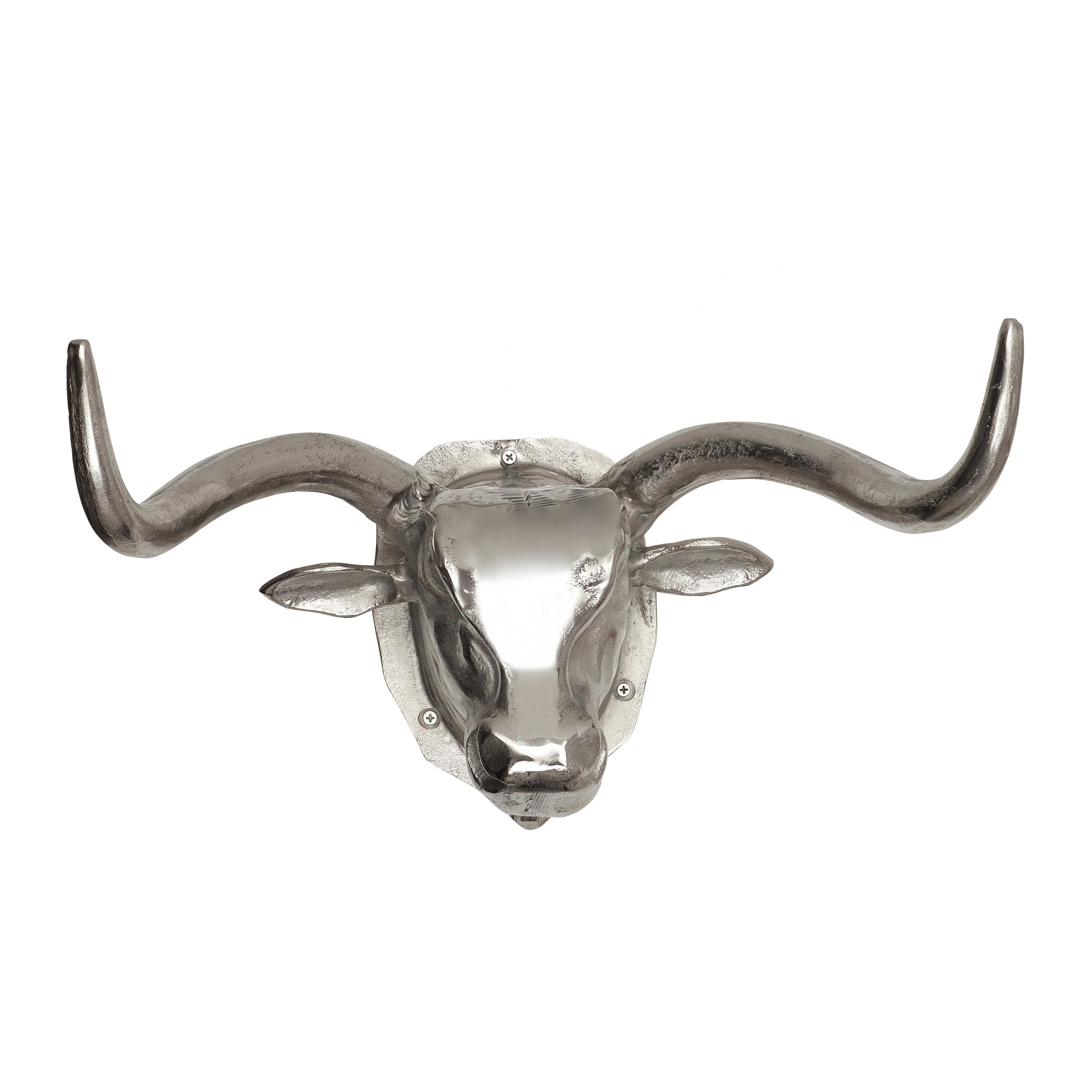 Telfair Glynn Handcrafted Aluminum Bison Wall Decor