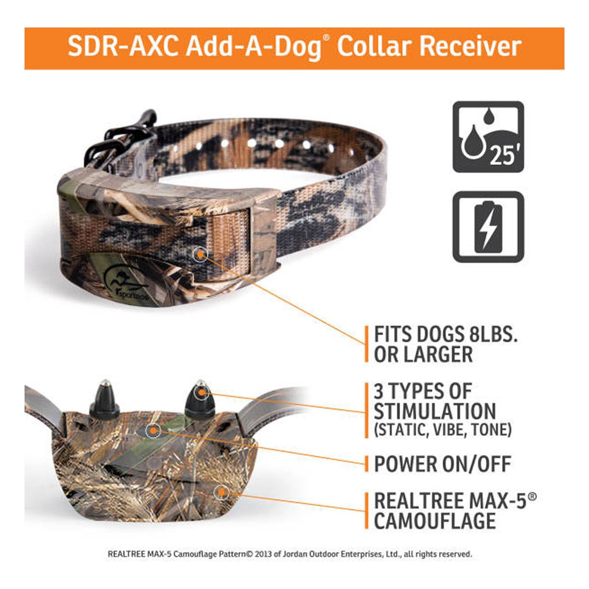 SportDOG WetlandHunter 425X Add-A-Dog Collar