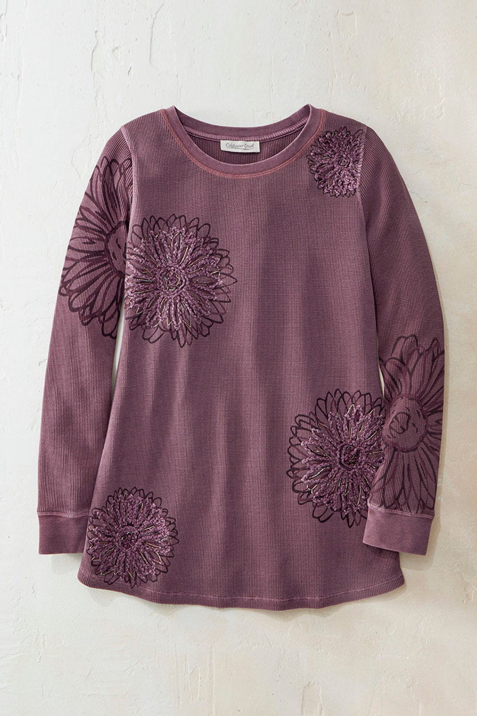 Vintage Vignette Waffle Tunic - Coldwater Creek