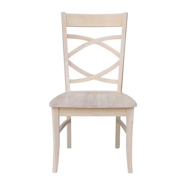 Unfinished Milano Dining Chairs - Set of 2
