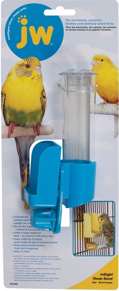 JW Pet Clean Seed Silo Bird Feeder