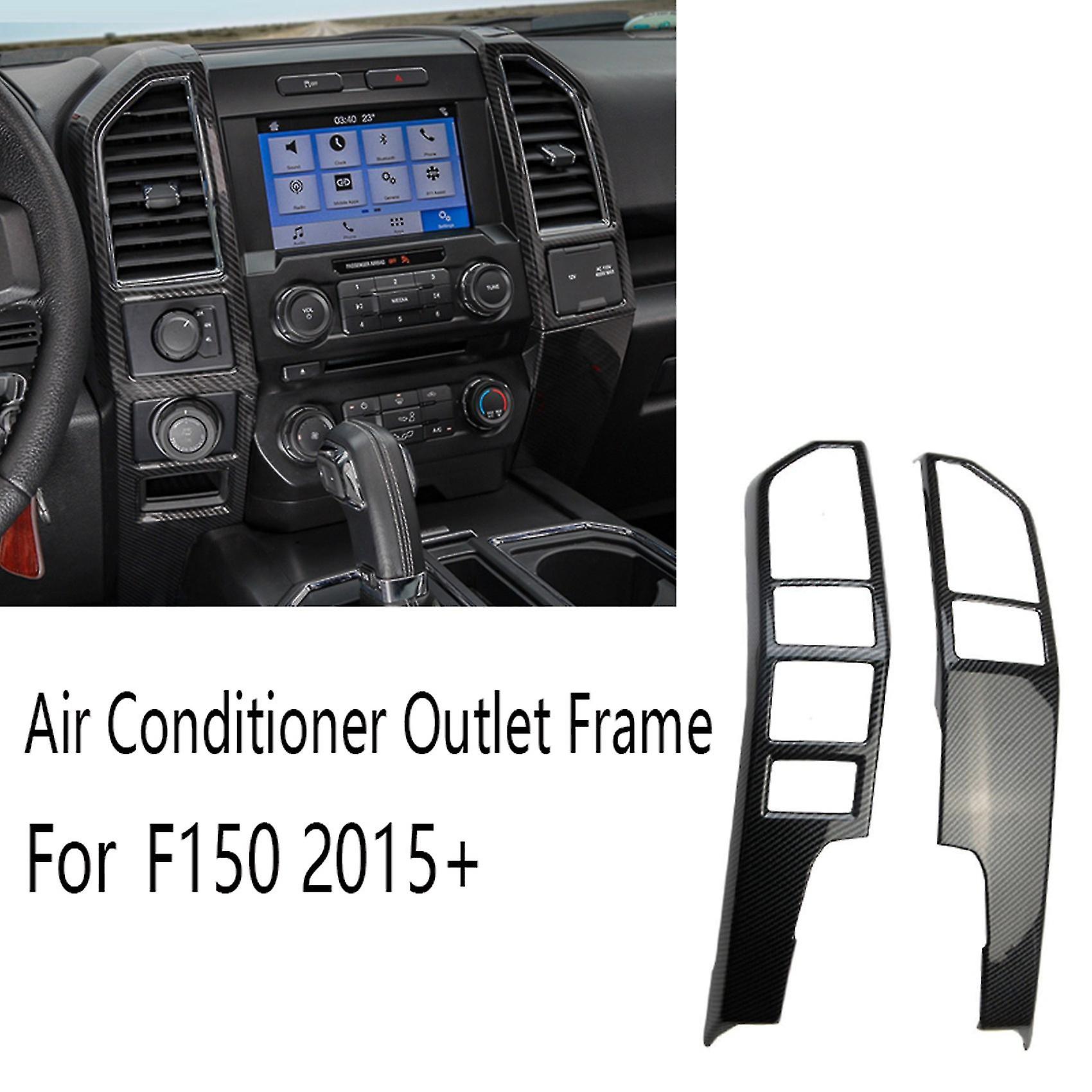 2pcs Car Conditioner Outlet Frame A/c Vents Plate Panel For 2015+