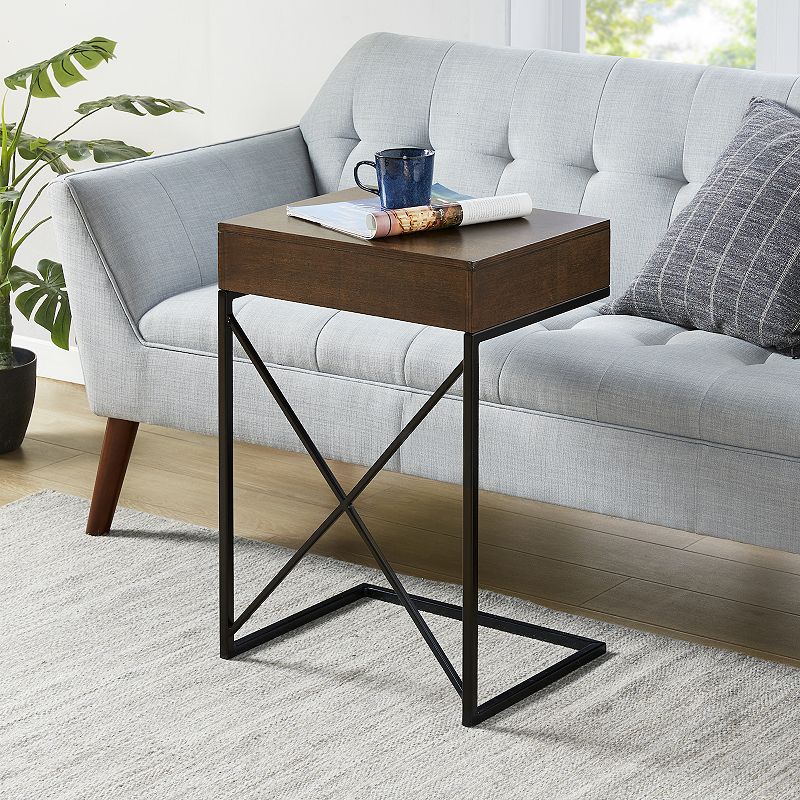 Madison Park Wegner C-Shaped End Table