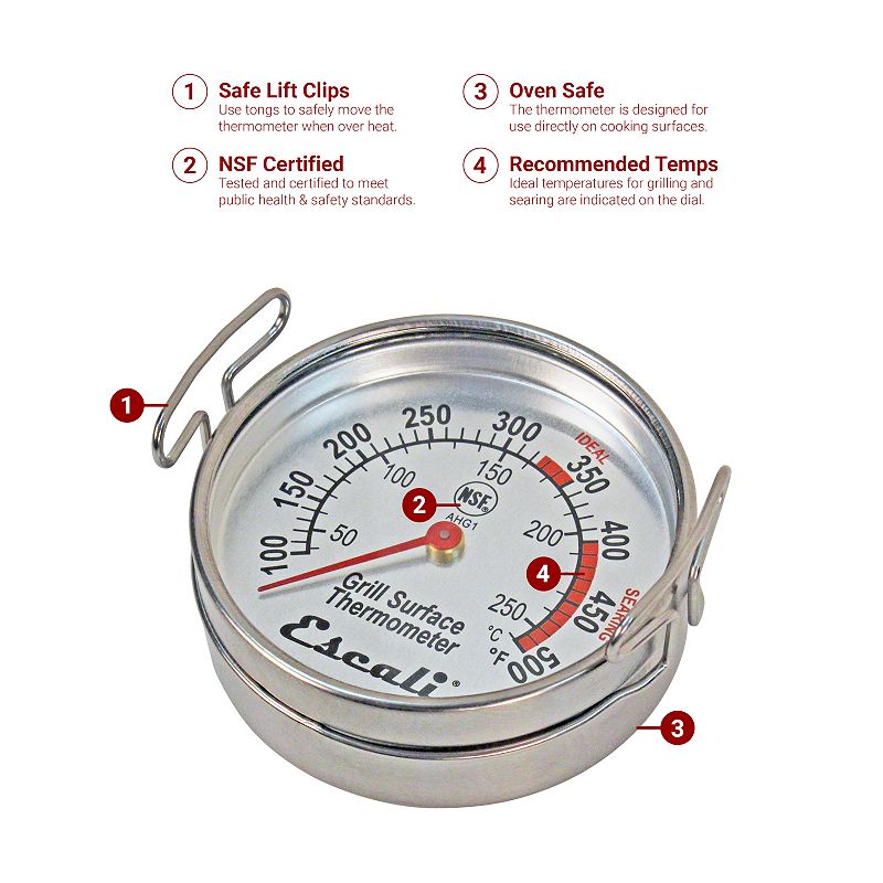 Escali Grill Surface Thermometer