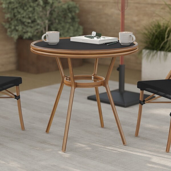 Bistro Table with Metal Frame