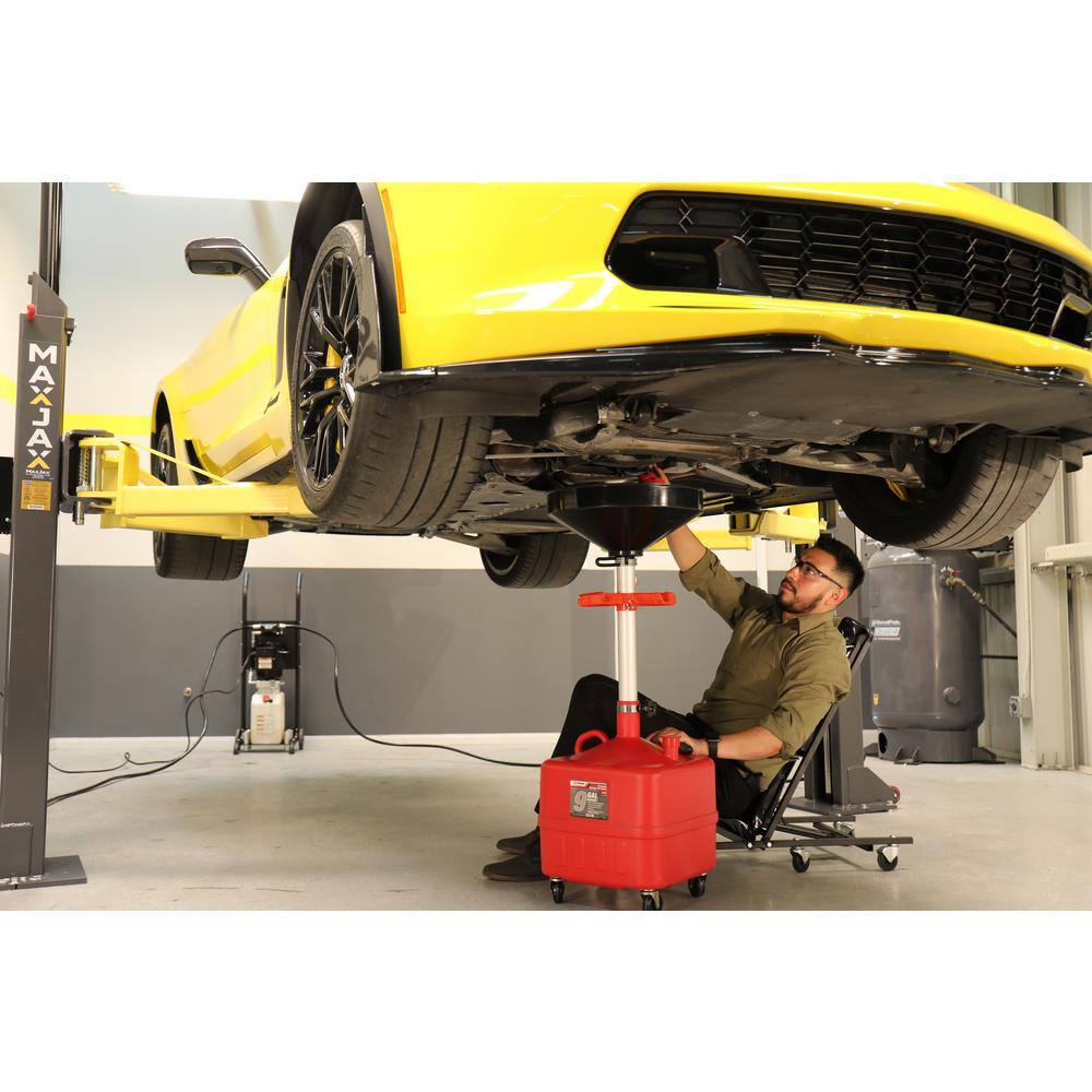 MAX JAX Symmetric Portable 2 Post Car Lift with 7000 lbs. Weight Capacity 5175548