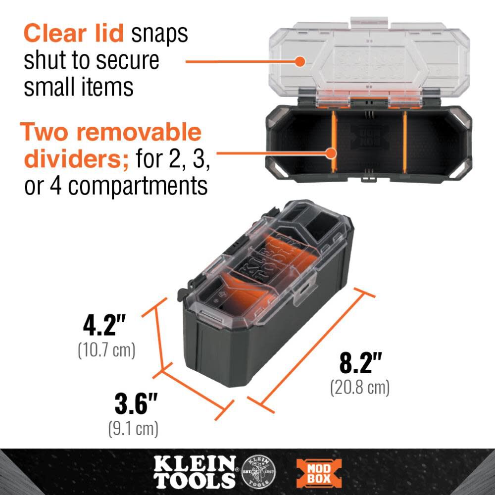 Klein Tools MODbox Parts Bin Rail Attachment 54815MB from Klein Tools