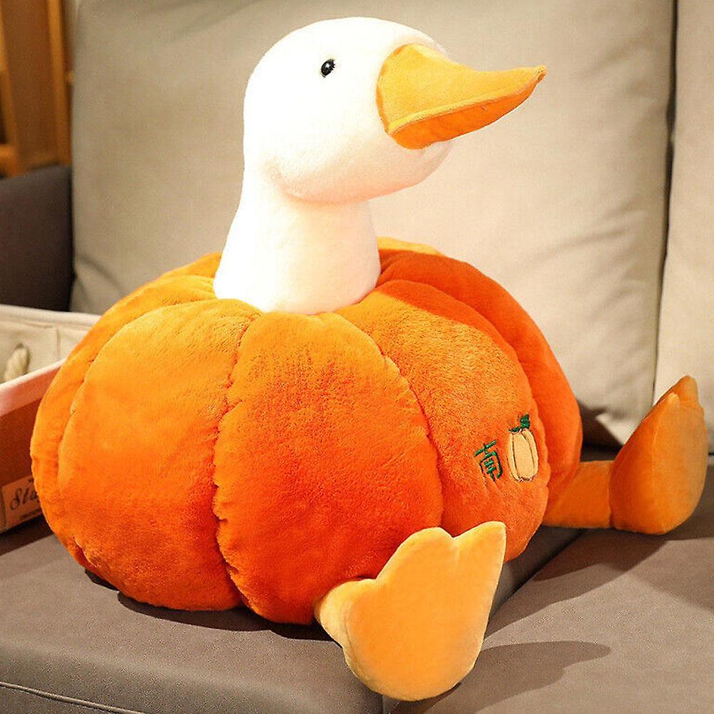 Halloween Doll Duck Pumpkin White Goose Throw Pillow Toy Sofa Plush Bed Big New