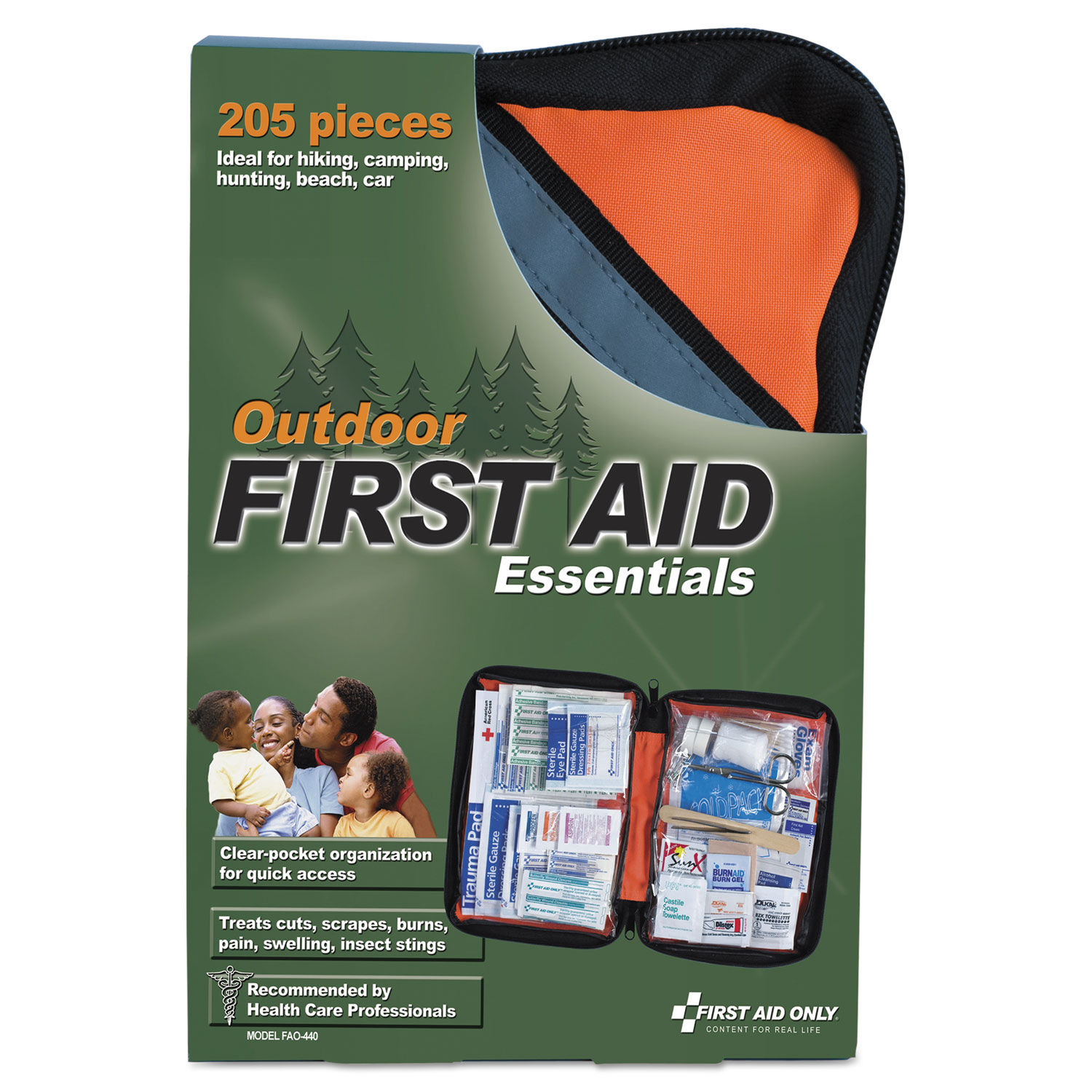 Outdoor Softsided First Aid Kit for 10 People by First Aid Onlyandtrade; FAO440