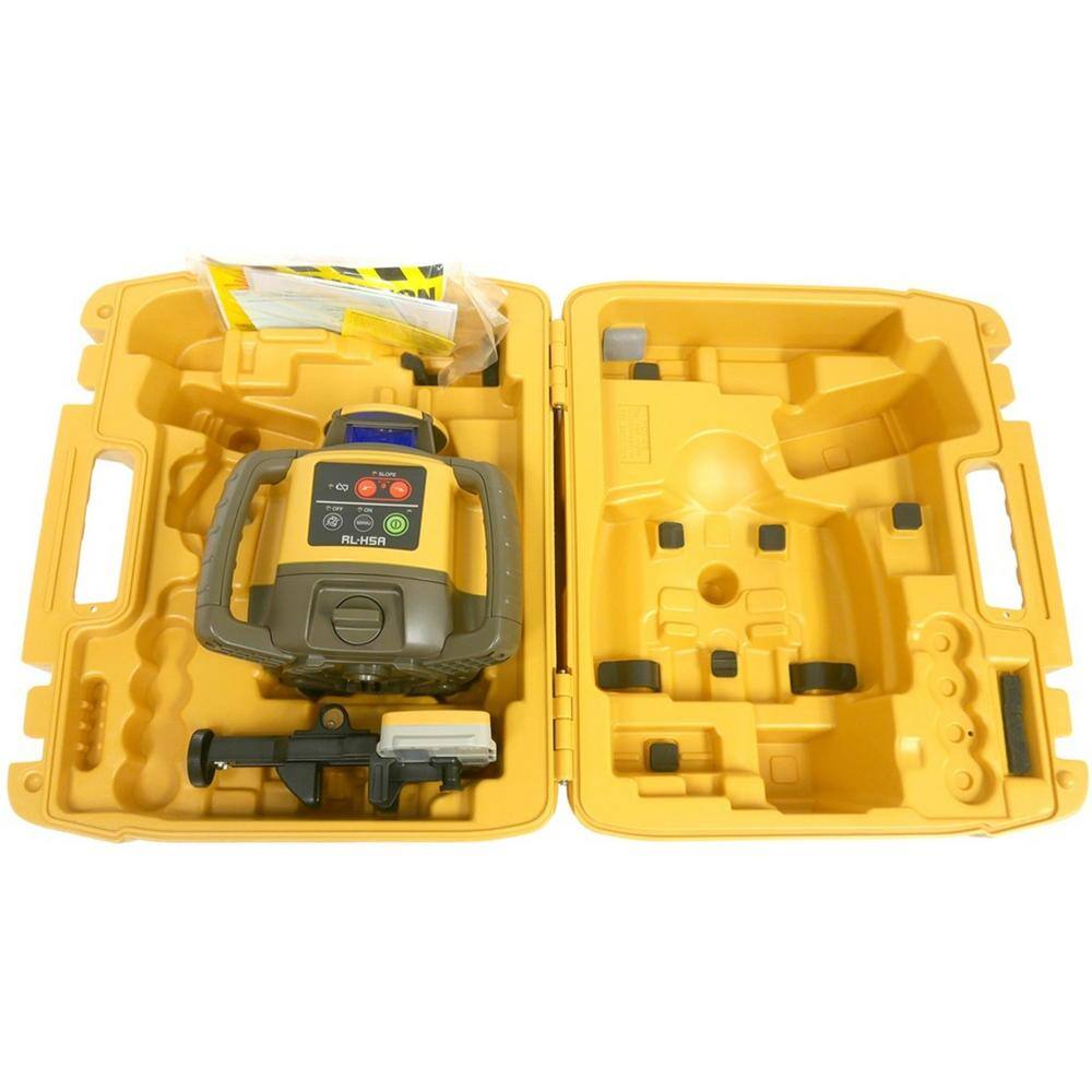 Topcon RL-H5A Horizontal Self-Leveling Rotary Laser Level with LS-80X Receiver 1021200-50