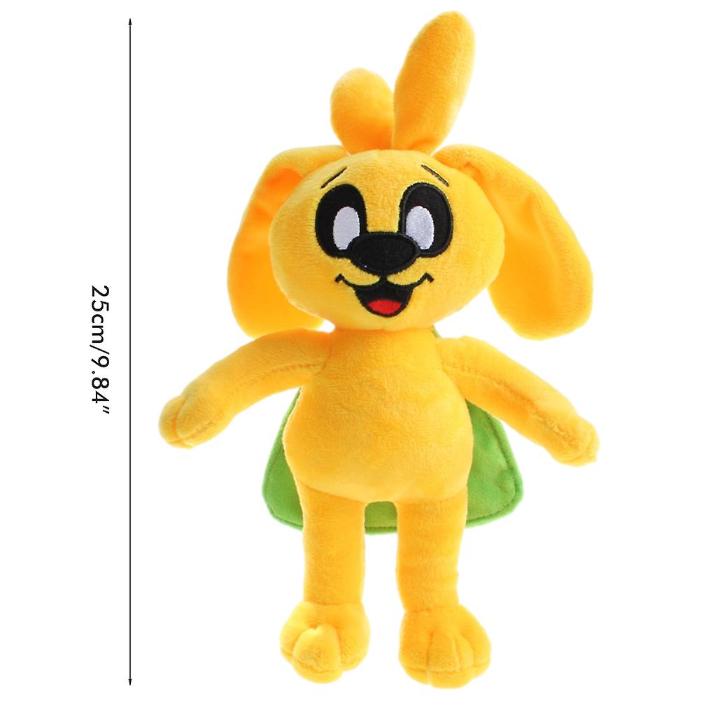 Cartoon Game Figure Standing Dog Plush Toy Soft Stuffed Animal Fluffy Doll Throw Pillow Decorative Cushion for Sofa Couch Bedroom Decor