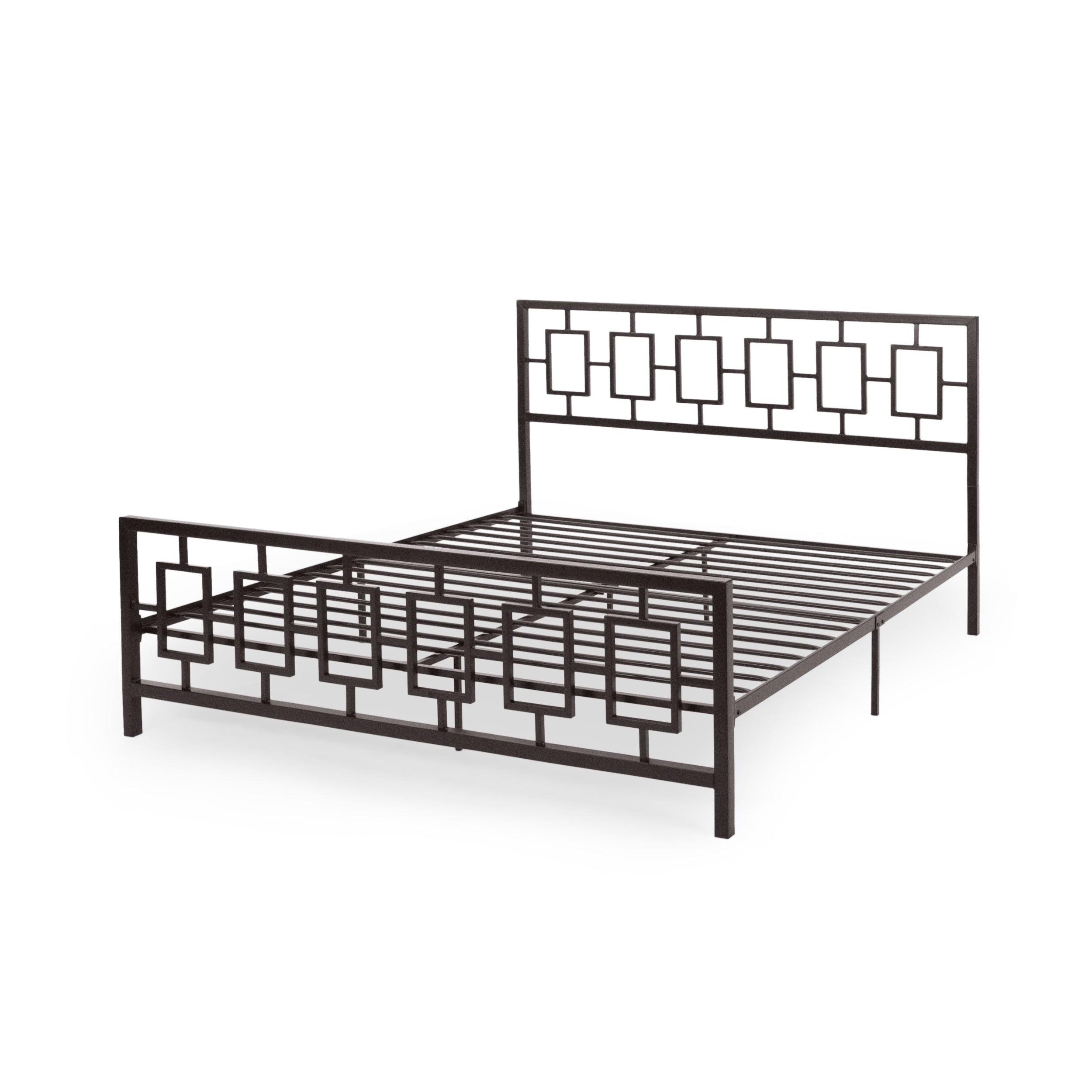 Dawn Modern Iron King Bed Frame