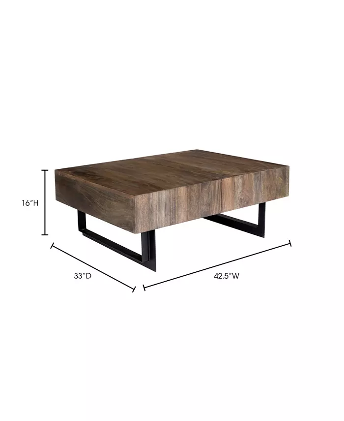 Moe's Home Collection Tiburon Storage Coffee Table