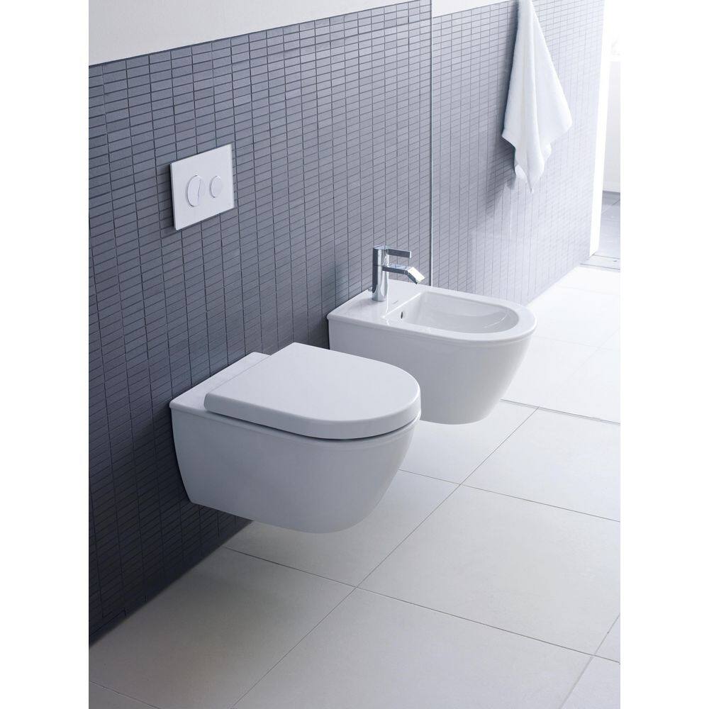 Duravit Darling New Round Wall-Mounted Bidet in White 2249150000