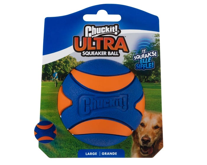 Chuckit! Ultra Squeaker Ball Dog Toy - 52069