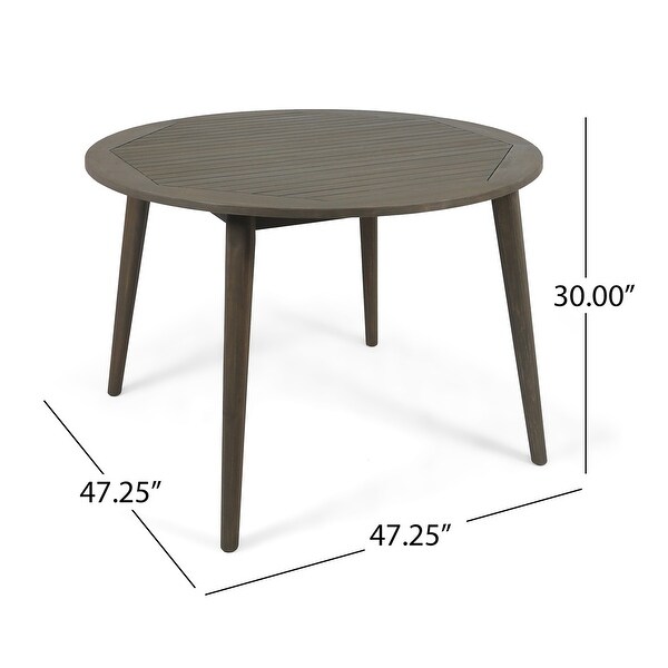 Simple and Aleek Acacia Wood Dining Table