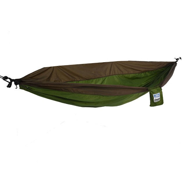 Equip 1person Travel Hammock Army Green sand Brown