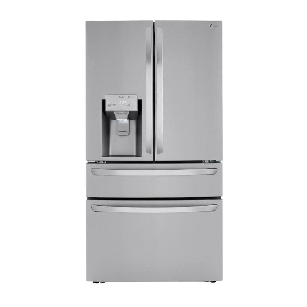 LG 30 cu. ft. 4-Door French Door Refrigerator Full Convert Drawer Smart Cooling and Craft Ice PrintProof Stainless Steel LRMXS3006S